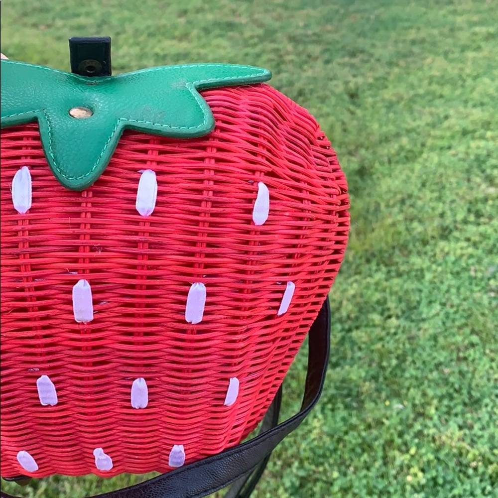 NWOT🍓crossbody/shoulder handcrafted woven bag